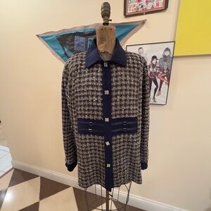 Tweed Vintage French Saint Germain Paris
